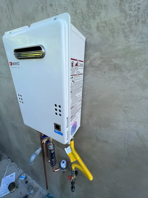 Tankless water heater installation for Lamont homes